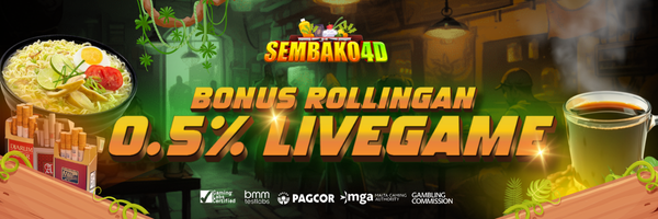 Bonus rollingan 0.5% live game sembako4d